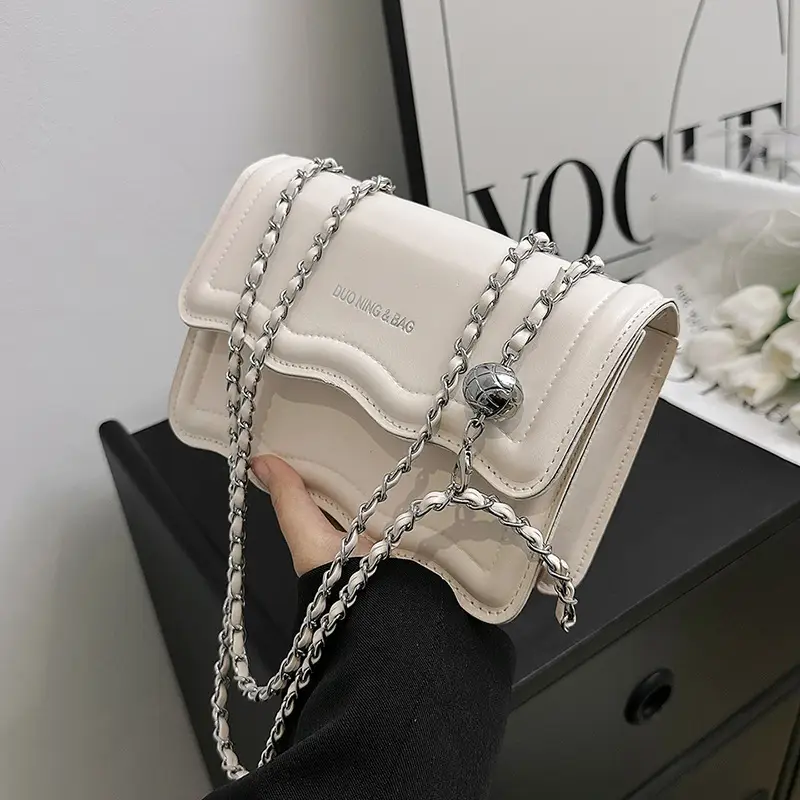 Black Chain Shoulder Bag for Women 2023 - Image 5