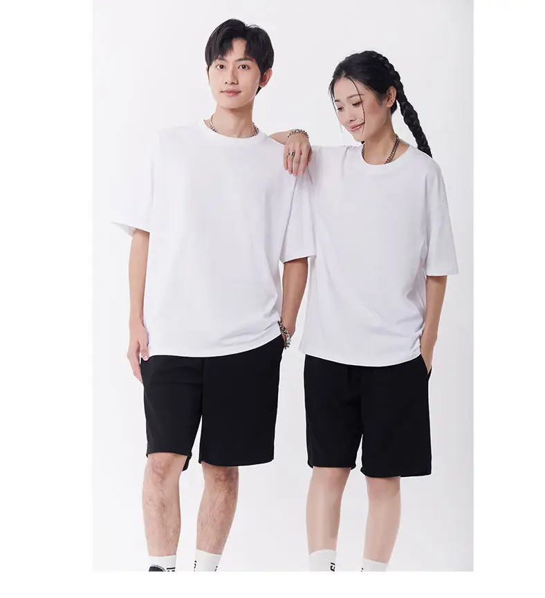 Women Cotton Shoulder Drop T-Shirt Multi Color Loose Fit — feature 11