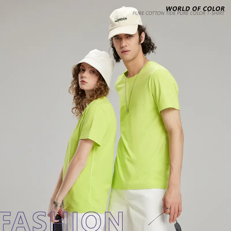 Men's Light Blue Lycra Cotton T-Shirt Round Neck Short Sleeve
