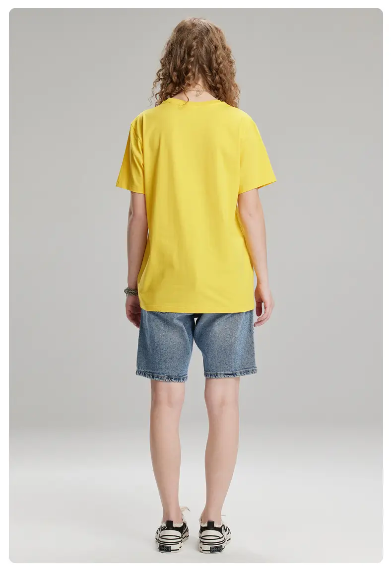 Men's Light Blue Lycra Cotton T-Shirt Round Neck Short Sleeve — feature 22