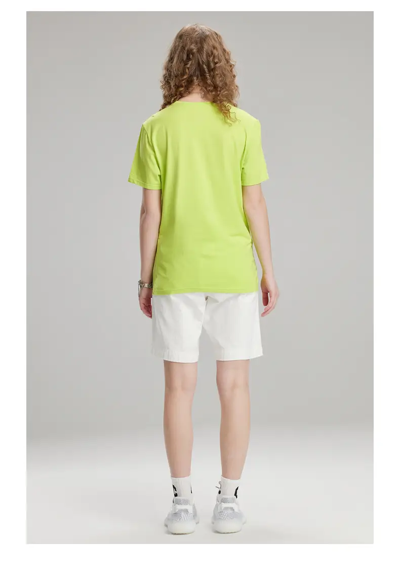 Men's Light Blue Lycra Cotton T-Shirt Round Neck Short Sleeve — feature 26