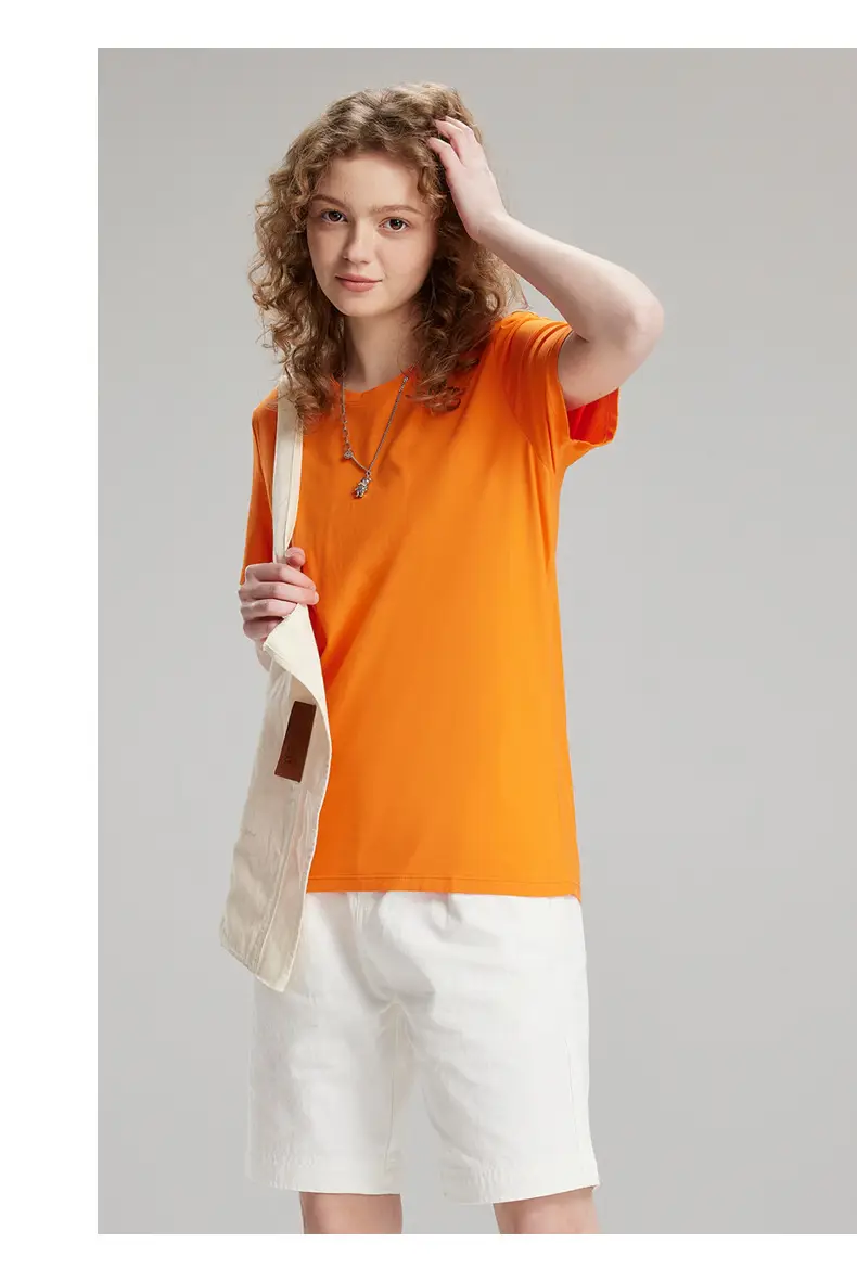 Men's Light Blue Lycra Cotton T-Shirt Round Neck Short Sleeve — feature 9