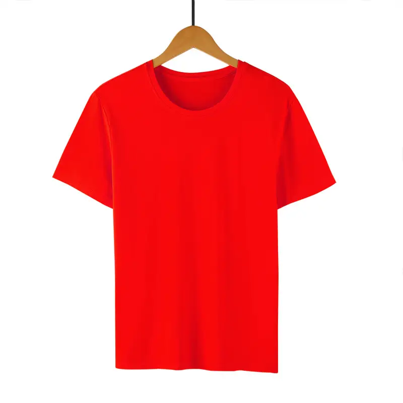 Men's Light Blue Lycra Cotton T-Shirt Round Neck Short Sleeve