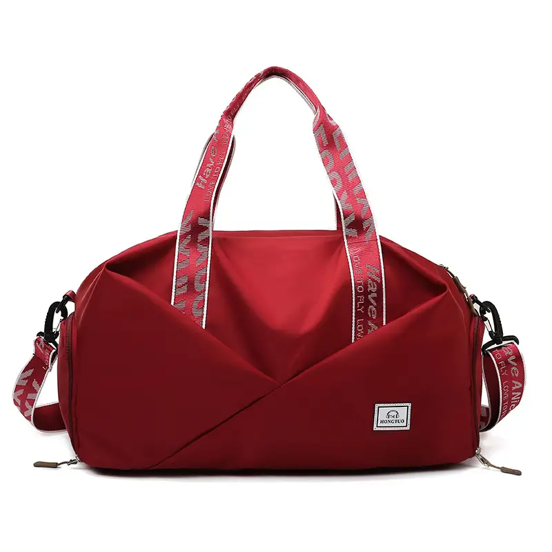 Black Travel Bag 2025 Large Capacity Dry Wet Separation - Image 2