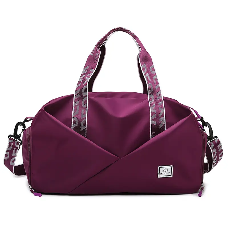 Black Travel Bag 2025 Large Capacity Dry Wet Separation - Image 6