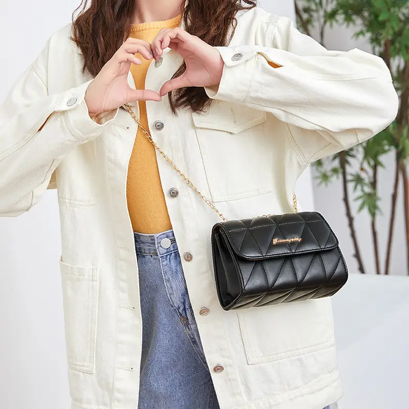 2023 New Letter Decorative Chain Crossbody Bag for Women - Image 7