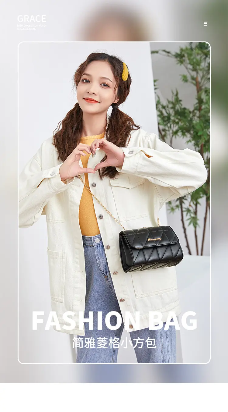 2023 New Letter Decorative Chain Crossbody Bag for Women — feature 1