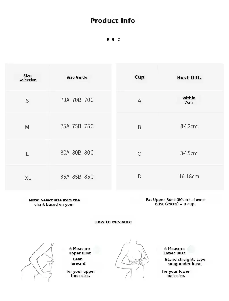 Women's Red Push Up Bra with Adjustable Band Large Size — feature 7