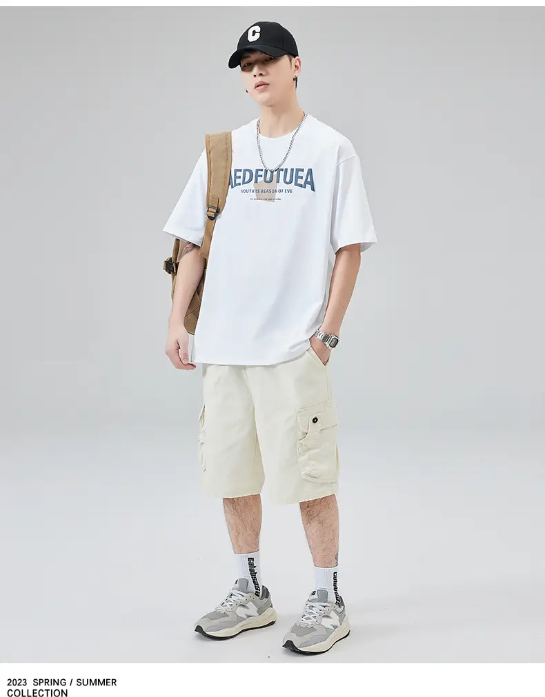 Men Grey Cotton T-Shirt with "EDFUTUA" Print — feature 6