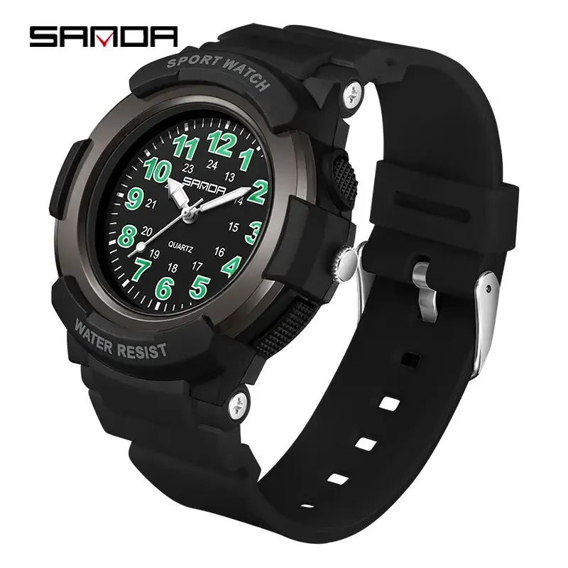 Sanda Pink Water Resistant Youth Digital Watch - Image 20