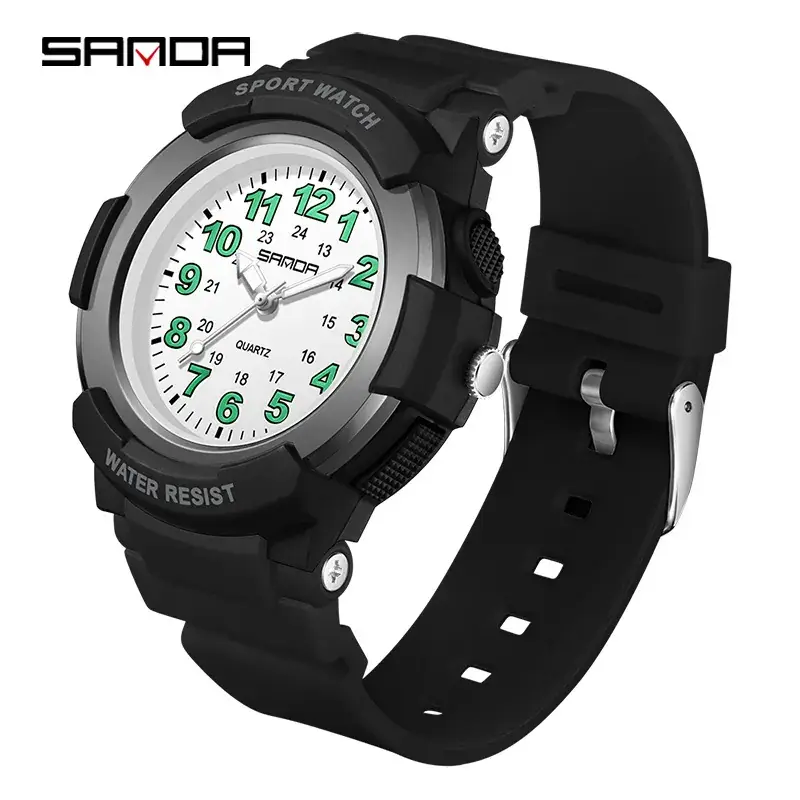 Sanda Pink Water Resistant Youth Digital Watch - Image 21