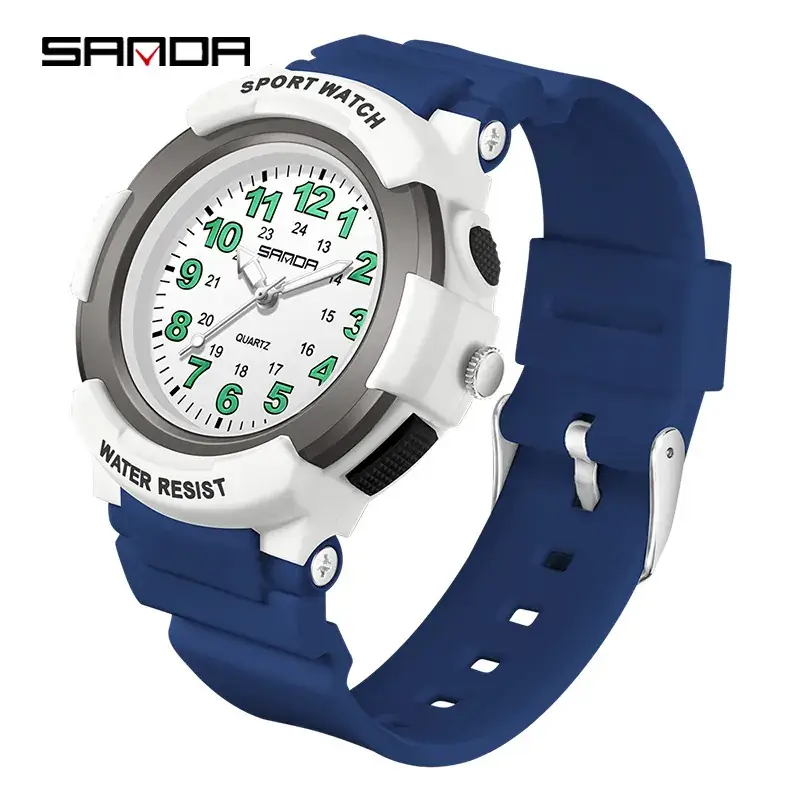 Sanda Pink Water Resistant Youth Digital Watch - Image 22