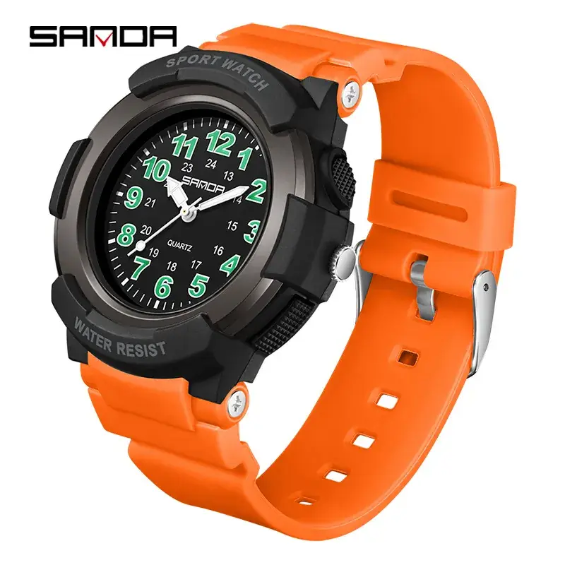 Sanda Pink Water Resistant Youth Digital Watch - Image 23