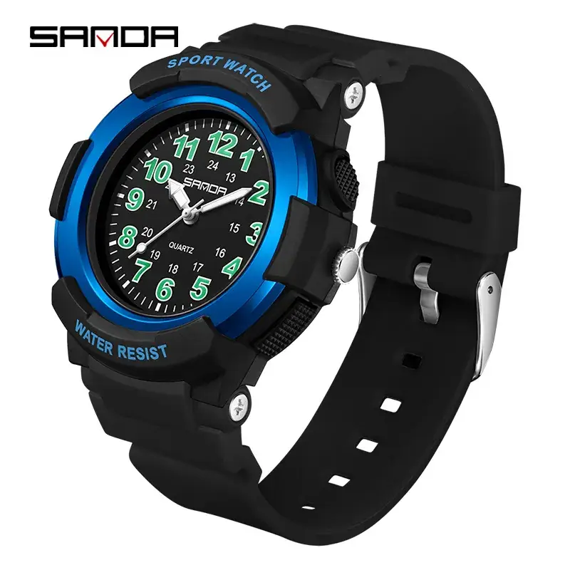 Sanda Pink Water Resistant Youth Digital Watch - Image 25