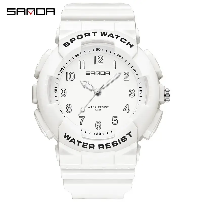Sanda Pink Water Resistant Youth Digital Watch - Image 4