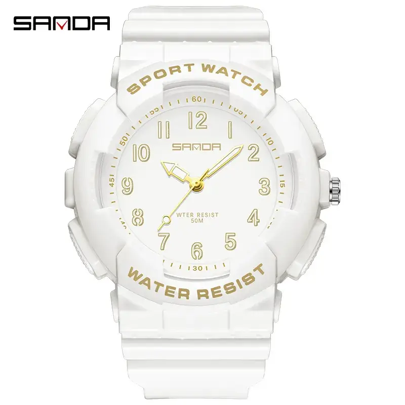 Sanda Pink Water Resistant Youth Digital Watch - Image 6