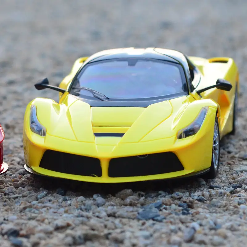 1:14 Farari charging remote control simulation car model gravity induction cool light one-key door children's toy car