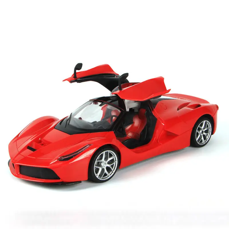 1:14 Farari charging remote control simulation car model gravity induction cool light one-key door children's toy car