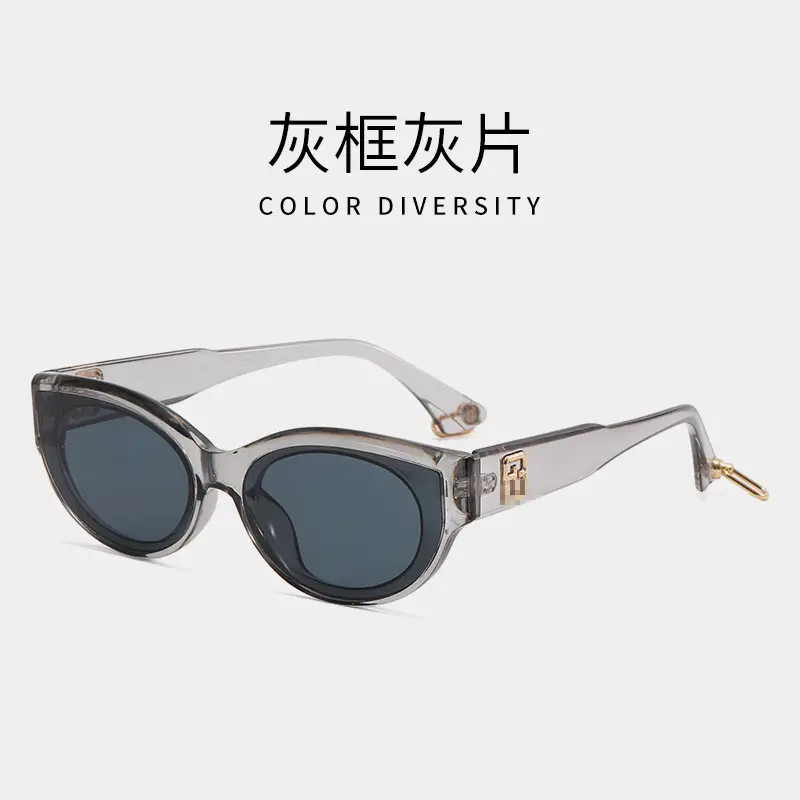 Retro Cat's Eye Sunglasses Women Black High End - Image 5