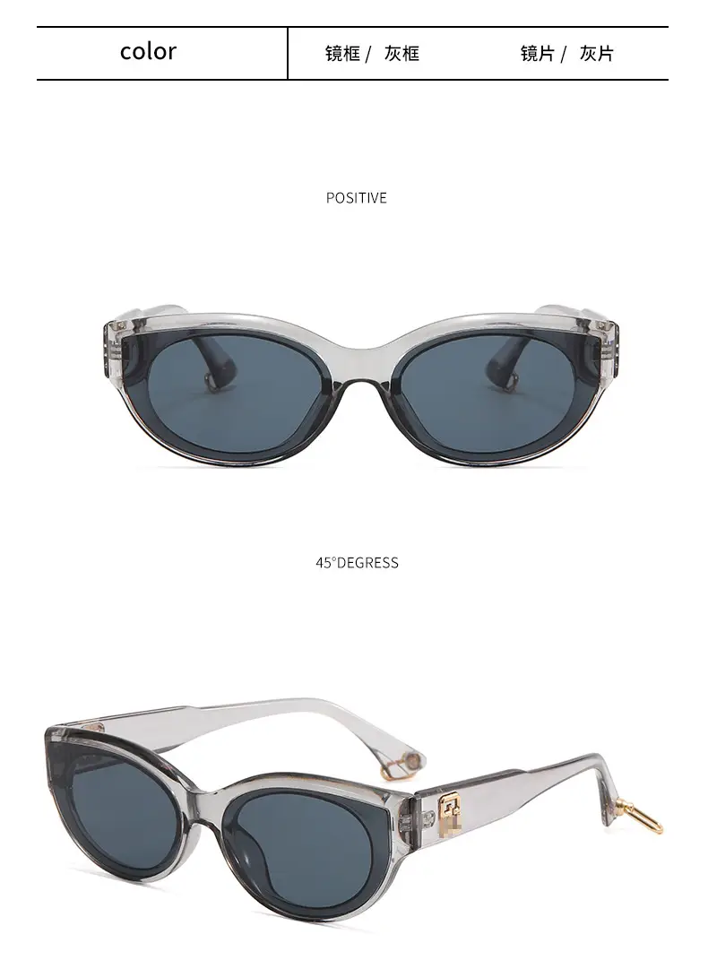 Retro Cat's Eye Sunglasses Women Black High End β feature 5