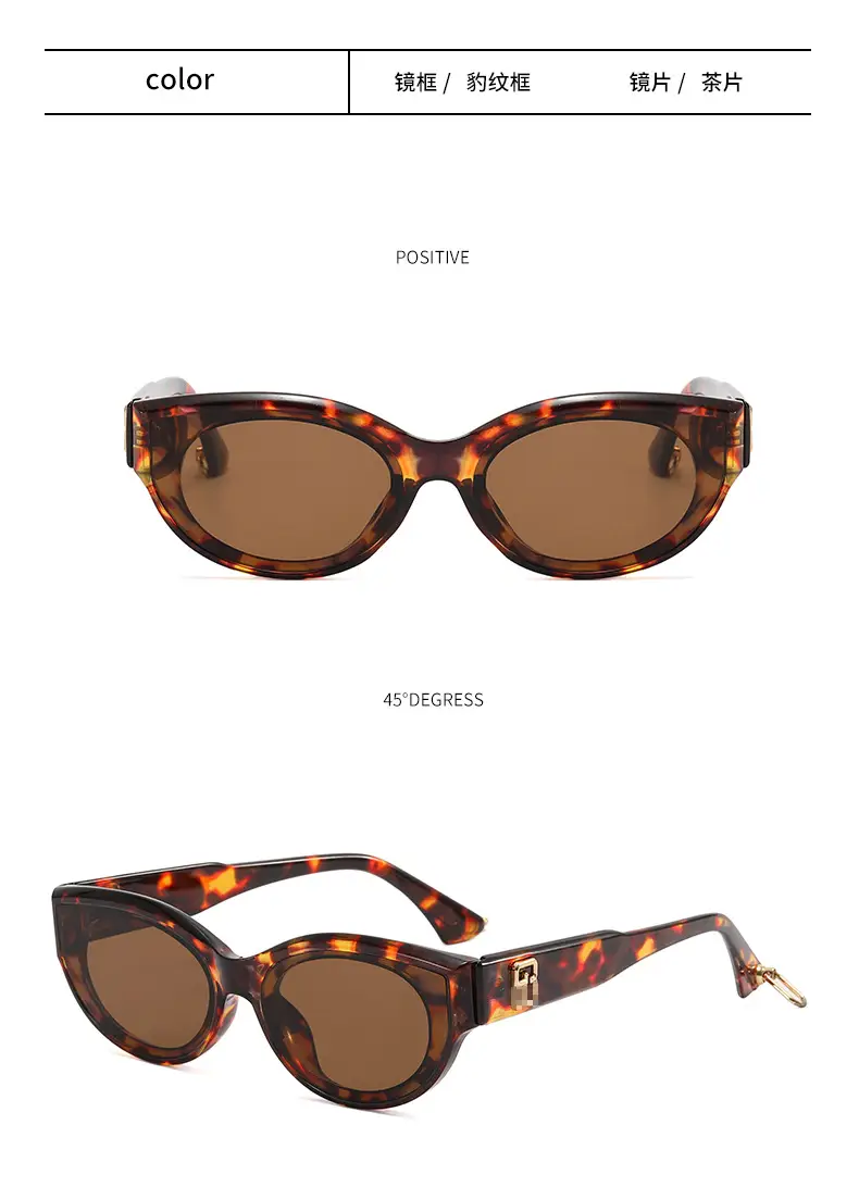 Retro Cat's Eye Sunglasses Women Black High End β feature 7