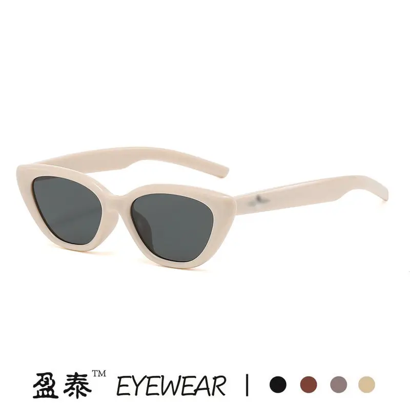 Women Cat Eye Sunglasses European American Retro Small Frame - Image 11