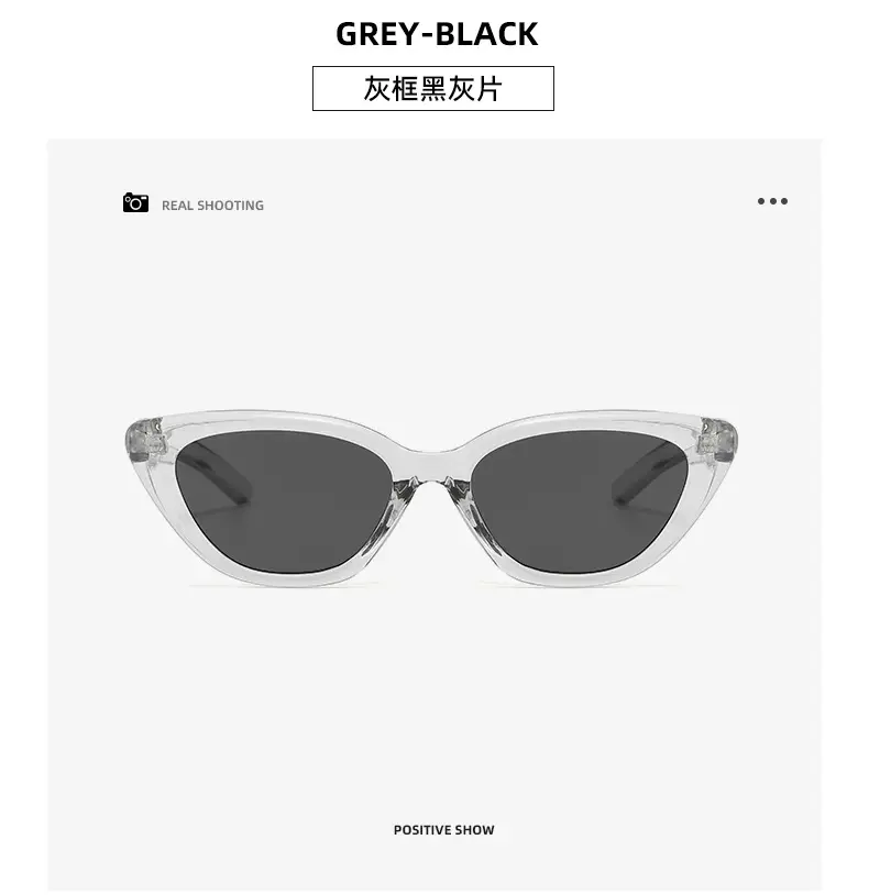 Women Cat Eye Sunglasses European American Retro Small Frame — feature 20