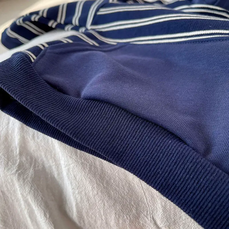 Boys Striped Hooded Sweatshirt 2026 — feature 10