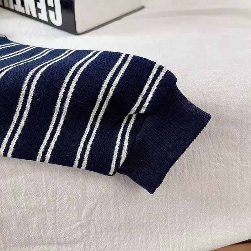 Boys Striped Hooded Sweatshirt 2026 — feature 8