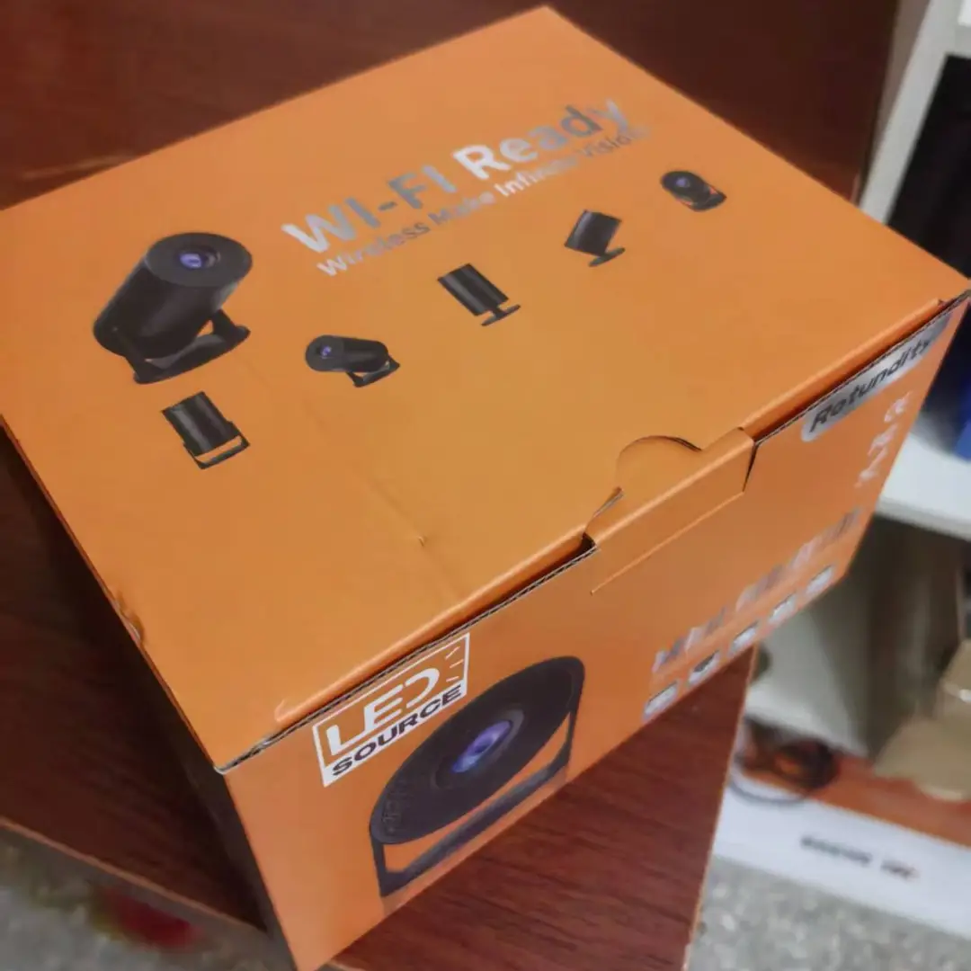 Overseas Cross-Border Hy300Mini Barrel New High-Definition Projector Portable Micro Mini Home Led Projector
