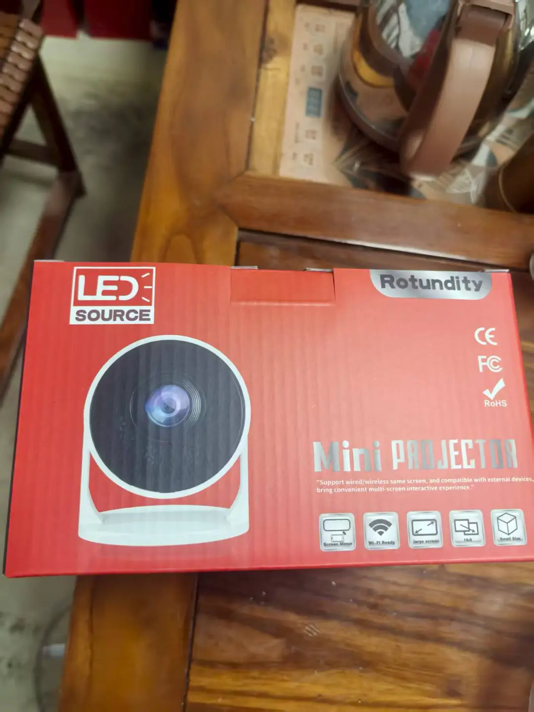 Overseas Cross-Border Hy300Mini Barrel New High-Definition Projector Portable Micro Mini Home Led Projector — feature 4