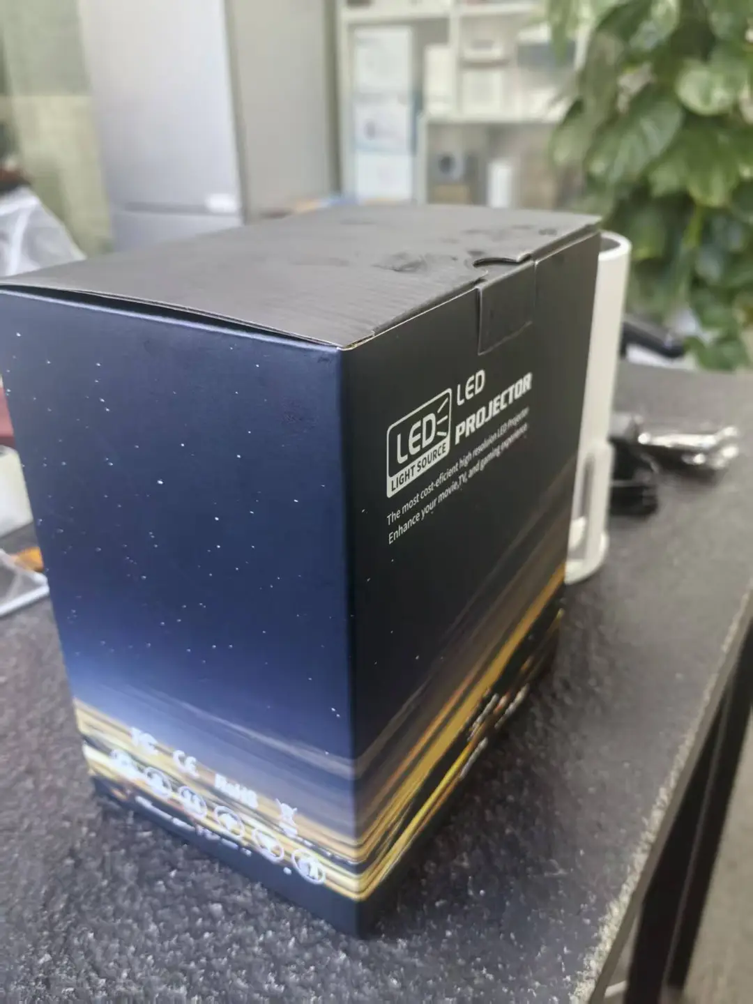 Overseas Cross-Border Hy300Mini Barrel New High-Definition Projector Portable Micro Mini Home Led Projector — feature 6
