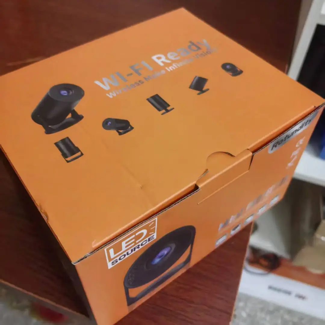 Overseas Cross-Border Hy300Mini Barrel New High-Definition Projector Portable Micro Mini Home Led Projector