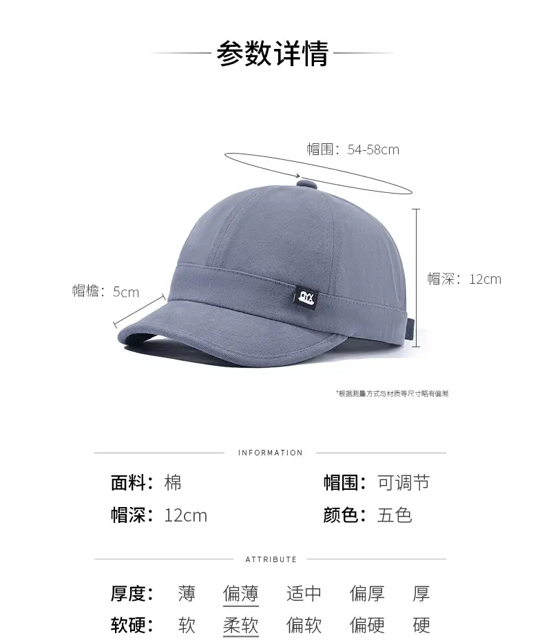 Korean-style Thin Cap for Men Spring Summer — feature 2