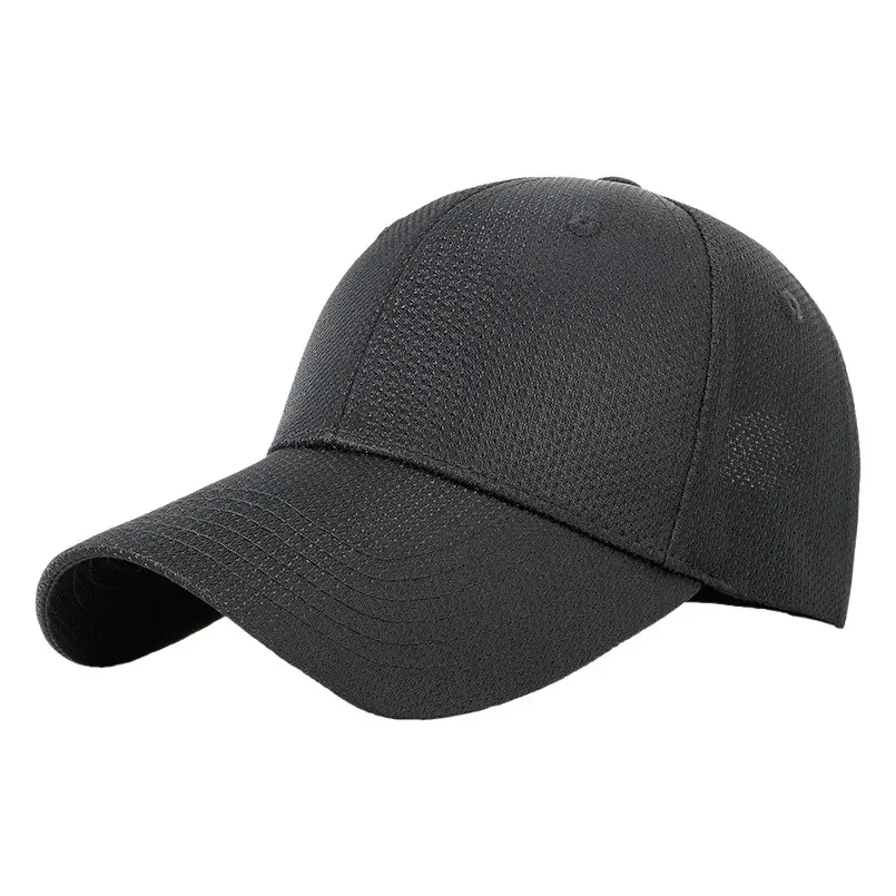 Men Women Sun Hat Pink Mesh Baseball Cap