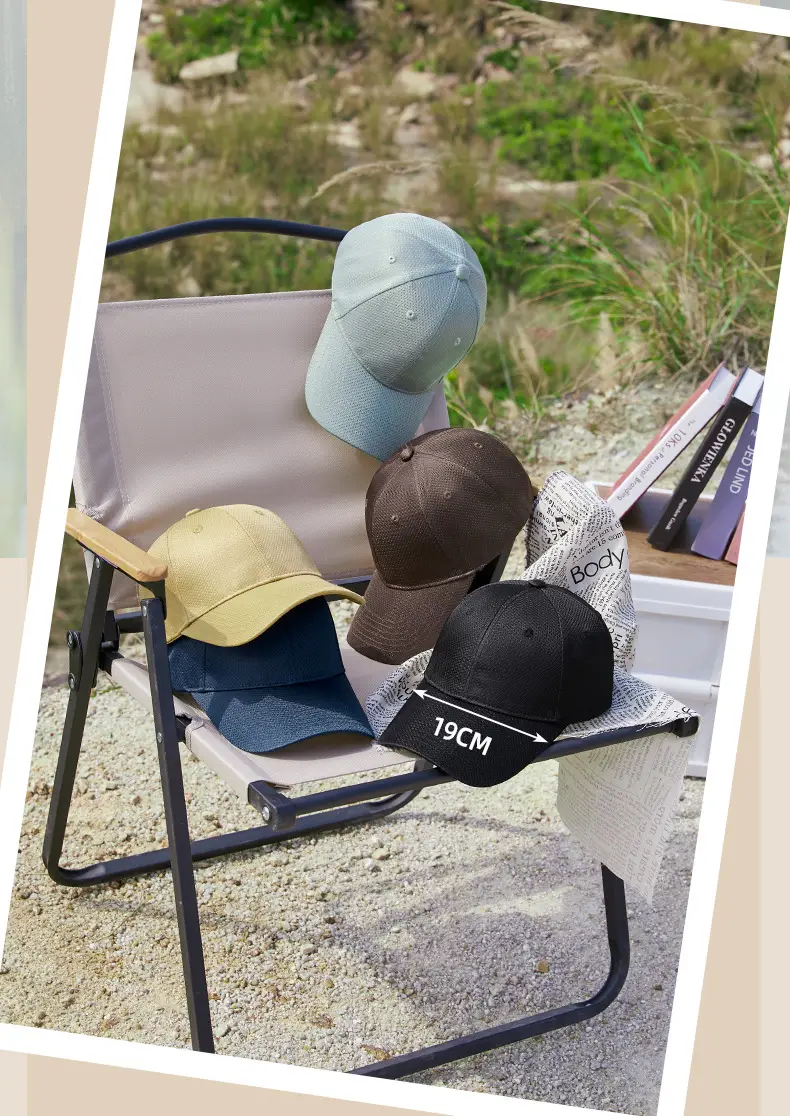 Men Women Sun Hat Pink Mesh Baseball Cap — feature 11
