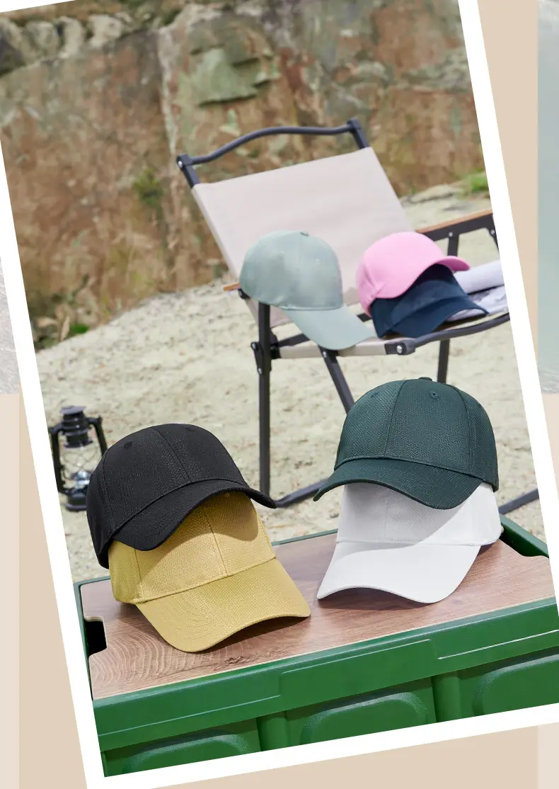 Men Women Sun Hat Pink Mesh Baseball Cap — feature 14