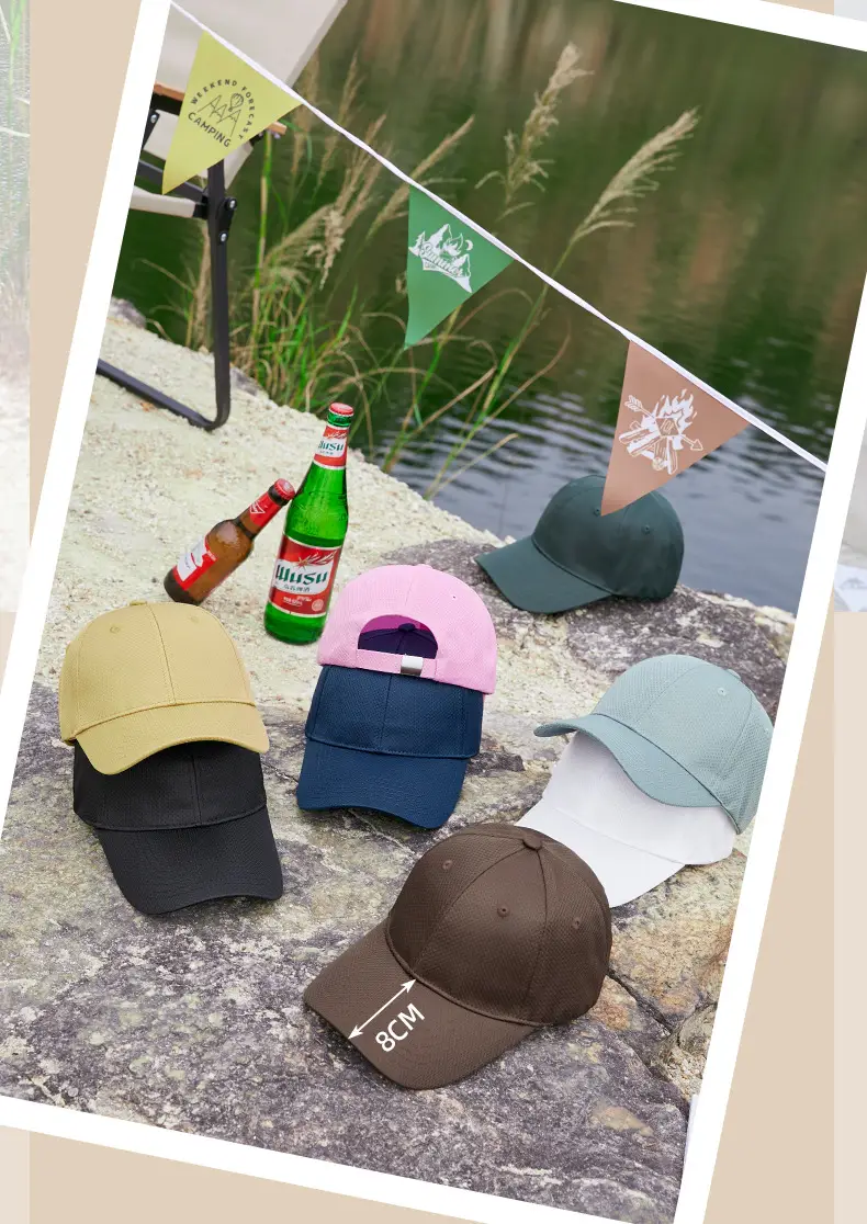 Men Women Sun Hat Pink Mesh Baseball Cap — feature 19