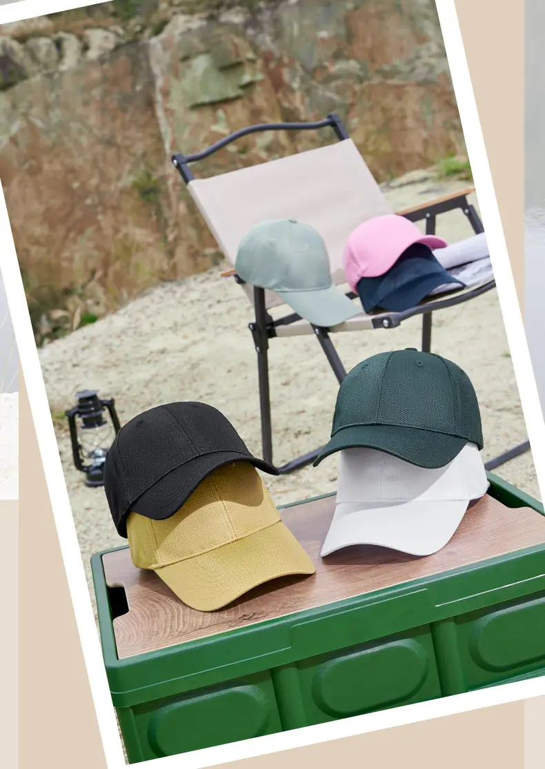 Men Women Sun Hat Pink Mesh Baseball Cap — feature 22
