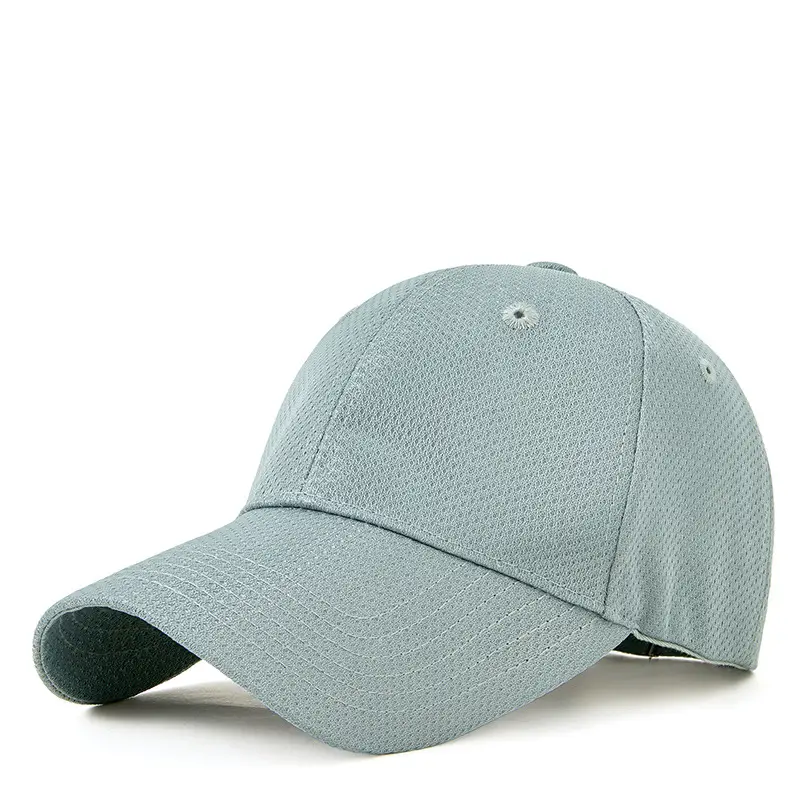 Men Women Sun Hat Pink Mesh Baseball Cap - Image 7