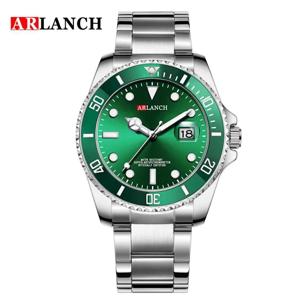 Luxury Green Water Ghost Watch for Men - Image 8