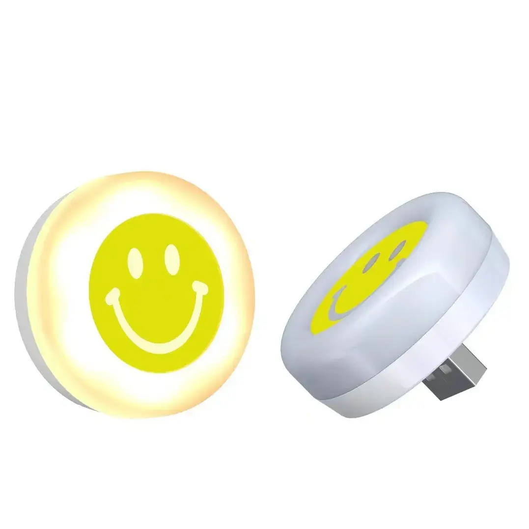 USB Night Light with Smile Design for Eye Protection - Image 7
