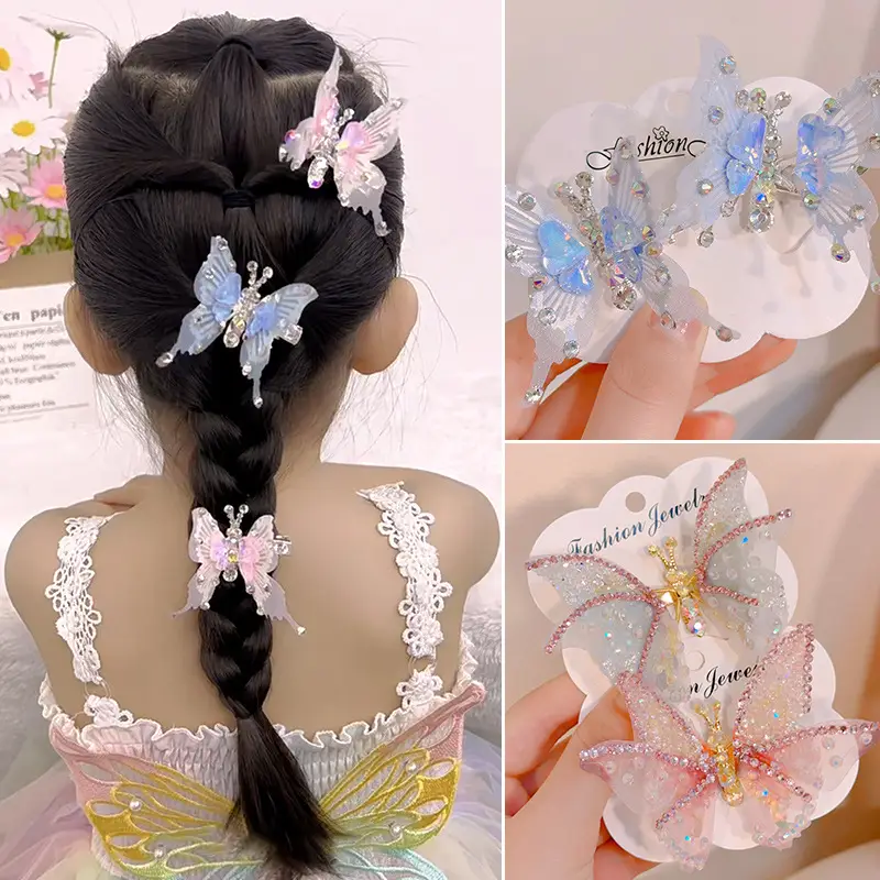Antique Butterfly Hairpin for Girls