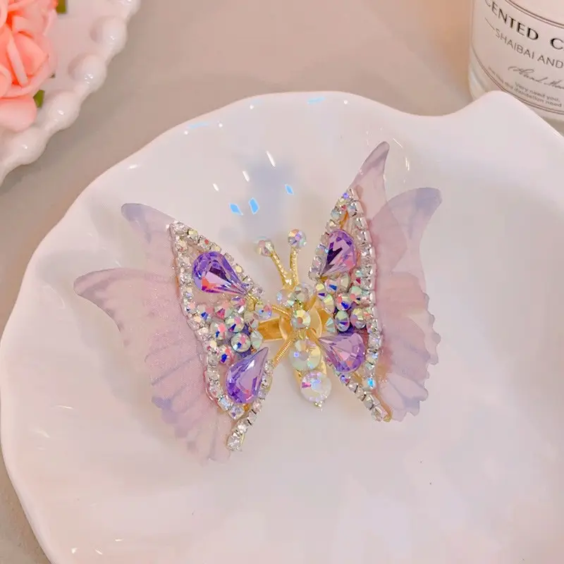 Antique Butterfly Hairpin for Girls