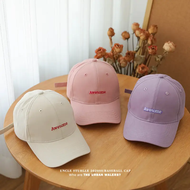 Pink Big Head Baseball Cap for Boys Girls Factory Direct — feature 2
