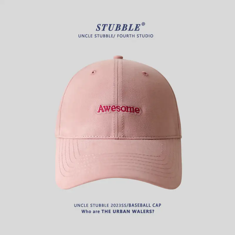 Pink Big Head Baseball Cap for Boys Girls Factory Direct - Image 2