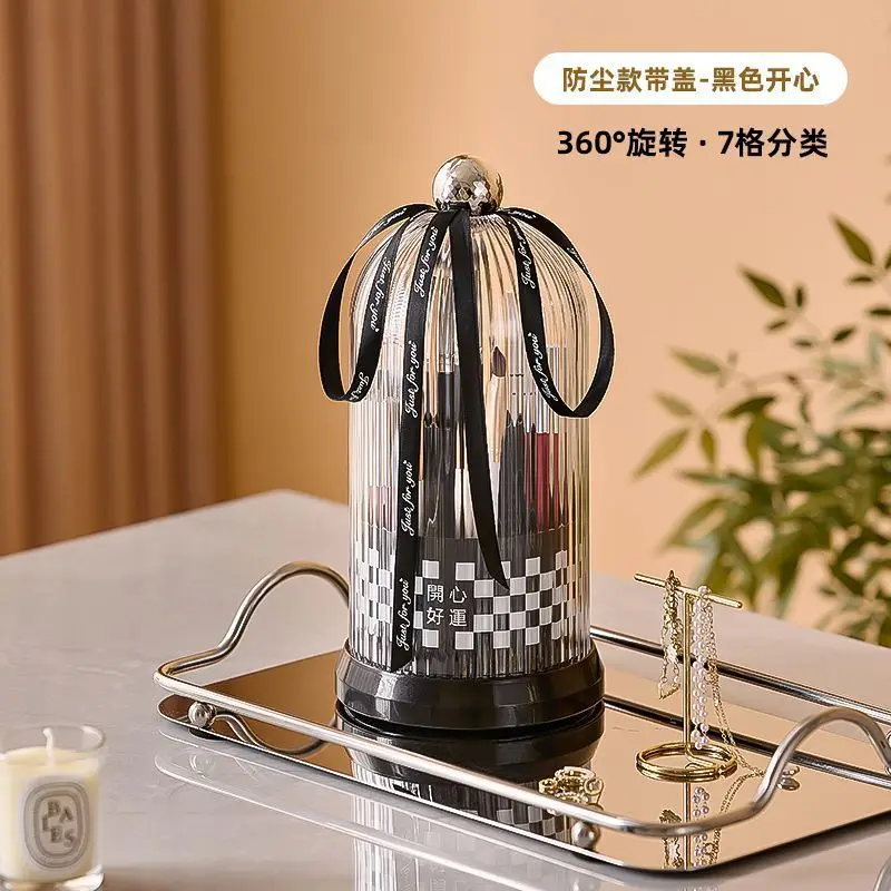 Rotating Makeup Storage Tube for Cosmetics Desk - Image 5
