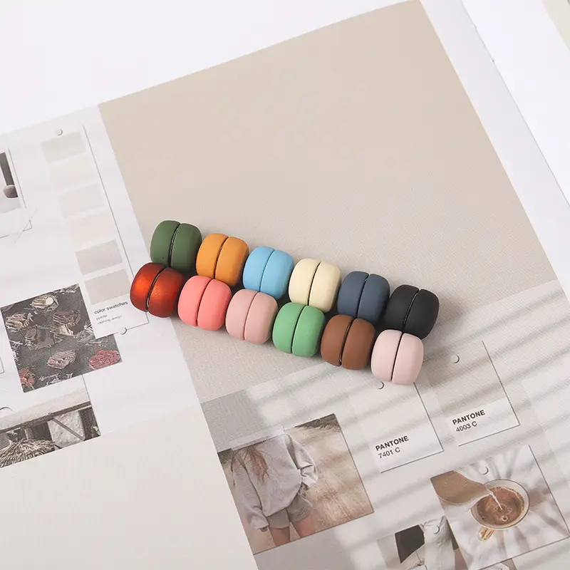 Magnetic Buckle Scarf with Macaron Color All-Matching Accessories - Image 17