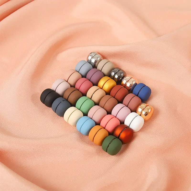Magnetic Buckle Scarf with Macaron Color All-Matching Accessories — feature 3