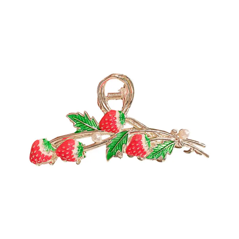 Strawberry Hairpin Clip for Women's Headwear - Image 7